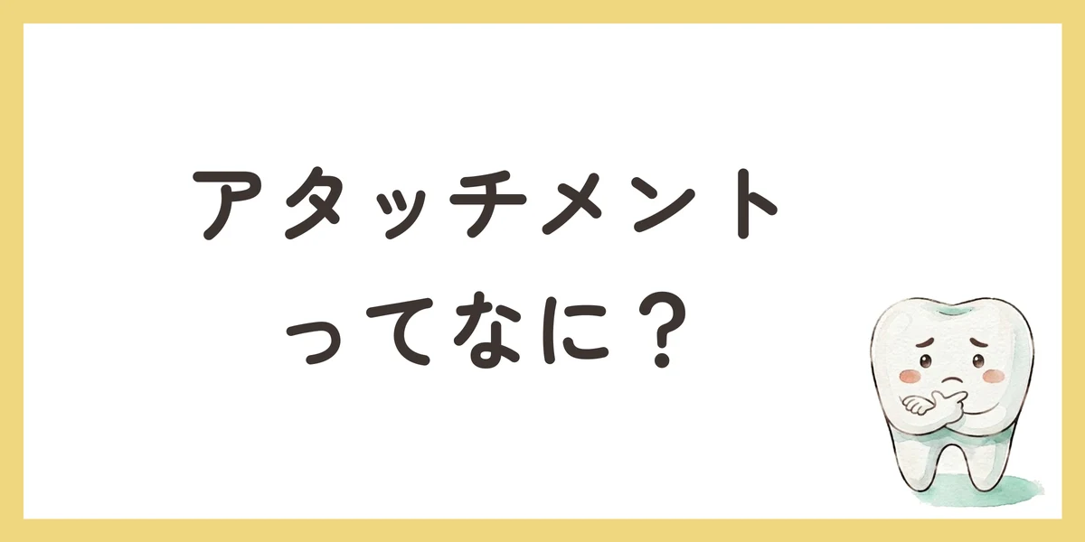 アタッチメントってなに?